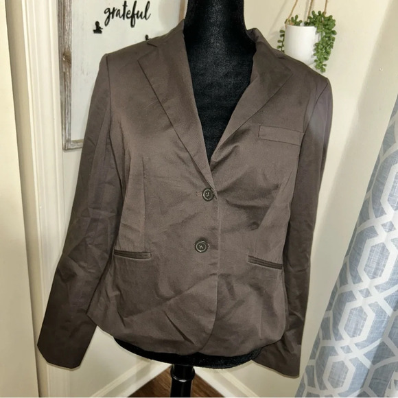 BODY BY VICTORIA Brown Blazer jacket - Picture 1 of 7